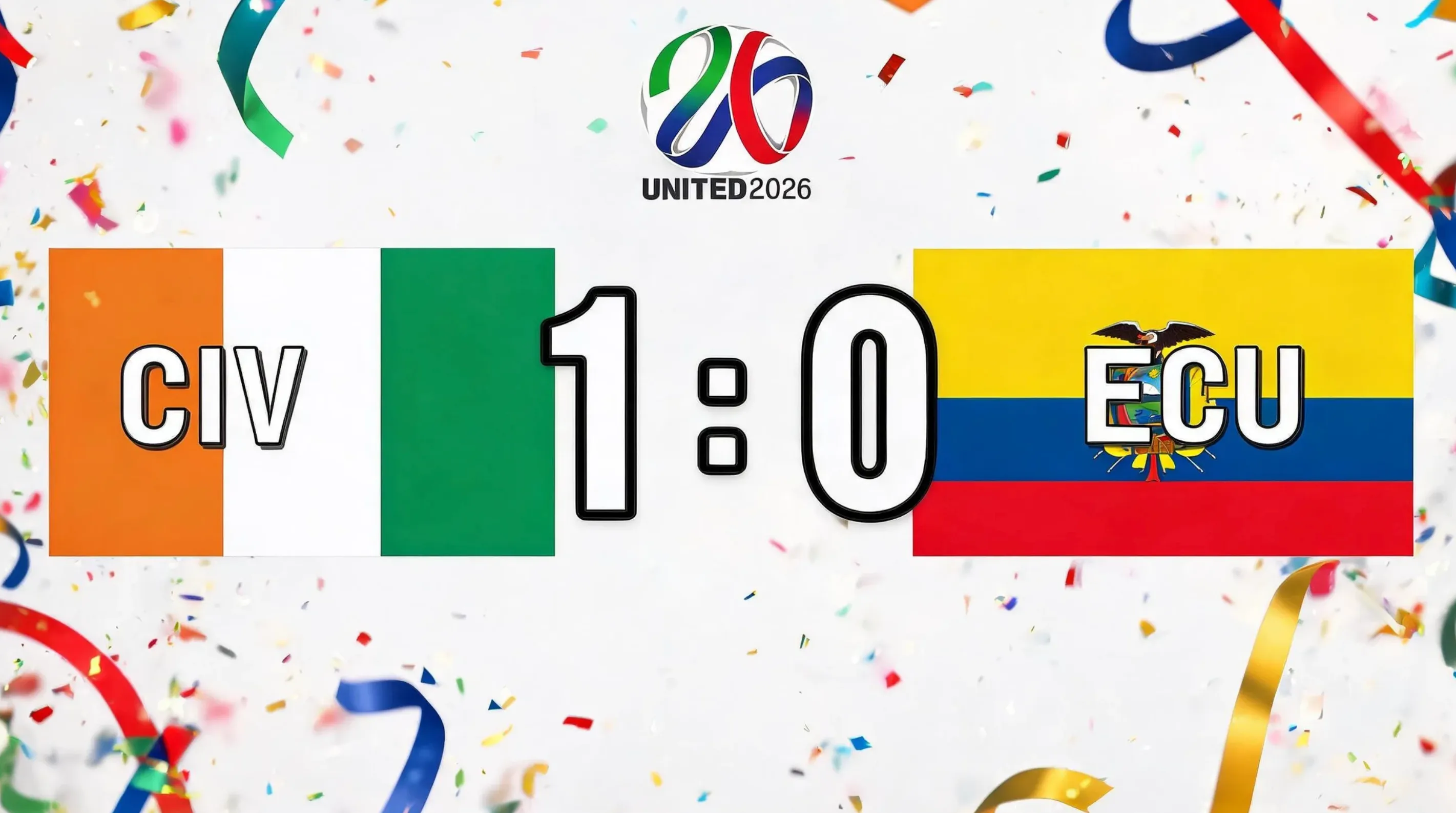 Côte d'Ivoire Break Ecuador at the Death Through Amad