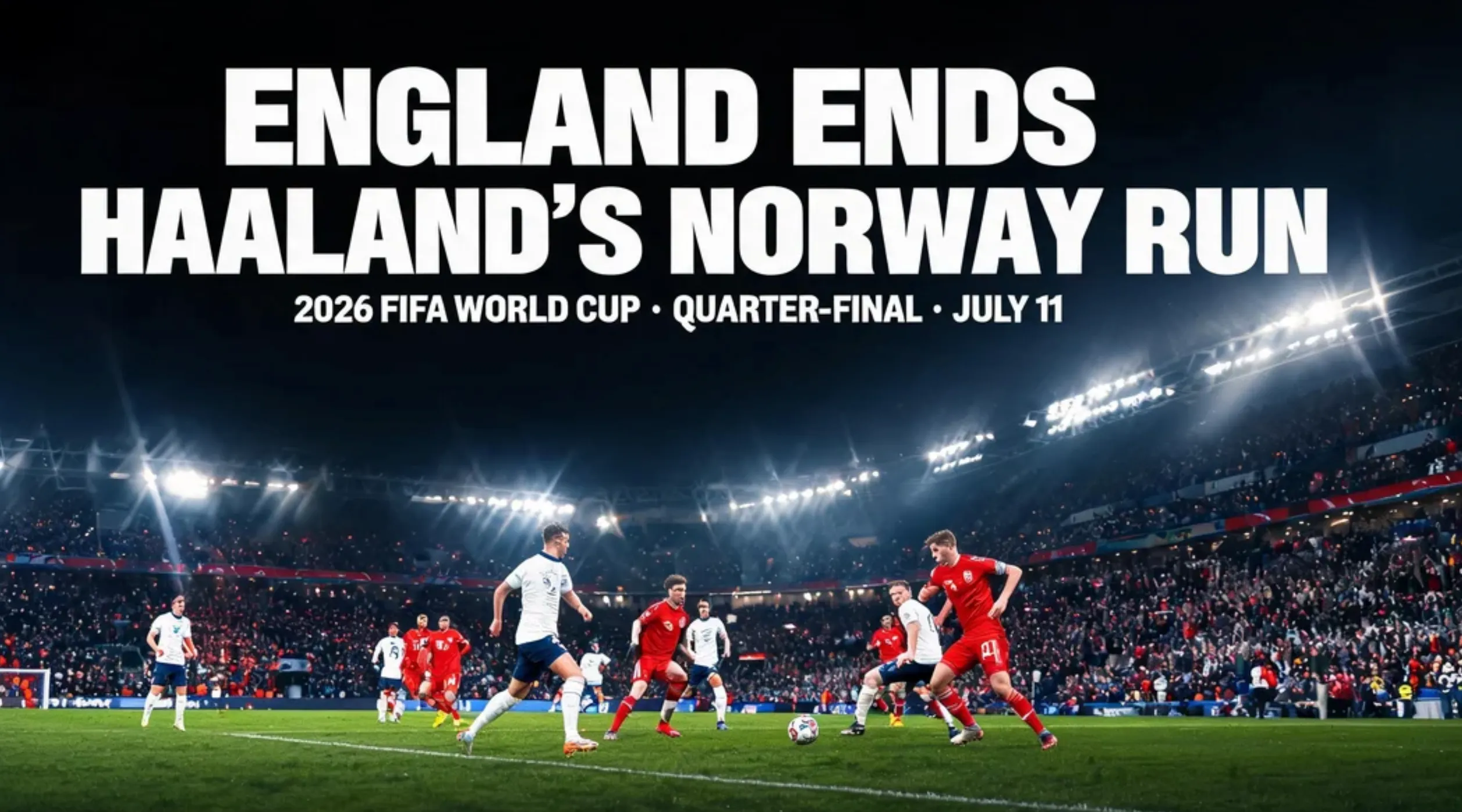 Inglaterra elimina a Noruega de Haaland e chega às semifinais