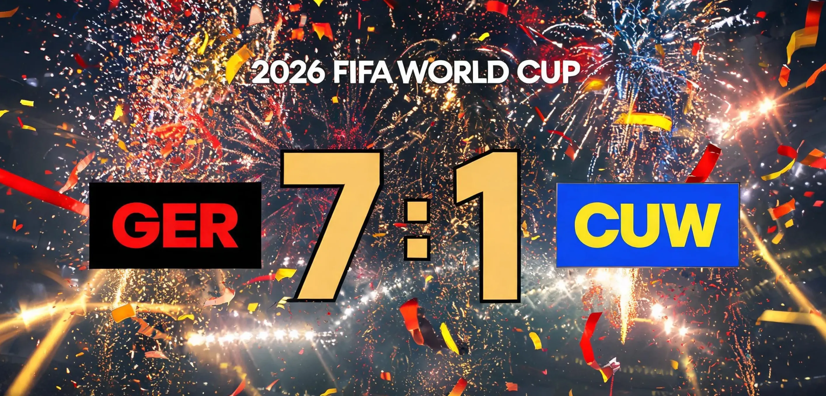 Curaçao Score Their First, Then Germany Run Up Seven