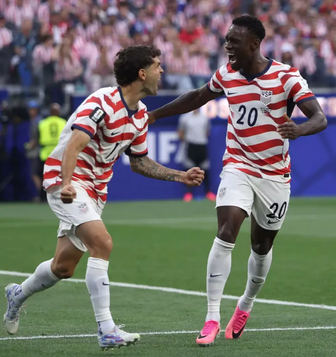Gio Reyna's trivela finish or Christian Pulisic assist — USA vs Paraguay, Group D 2026